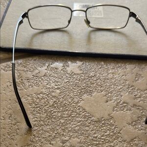 Kenneth Cole Silver Glasses with Rectangular Lenses